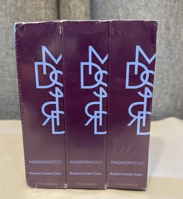 PP CENIZA GRIS CAÑA MADISON COLOR CREMA RADIANTE Lote de 3 (Tubos de 1,7 oz) Nuevo en Caja Foto 1 de 4