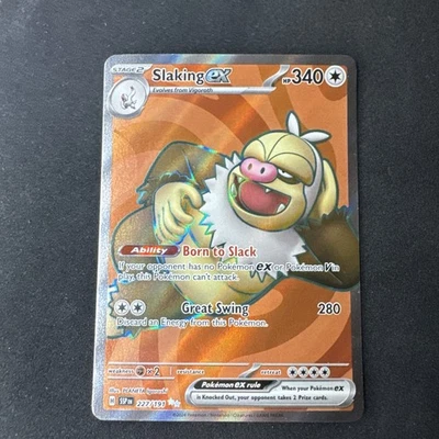 Slaking ex 227/191 Sv08: Surging Sparks Holo Pokemon - Image 1 of 2