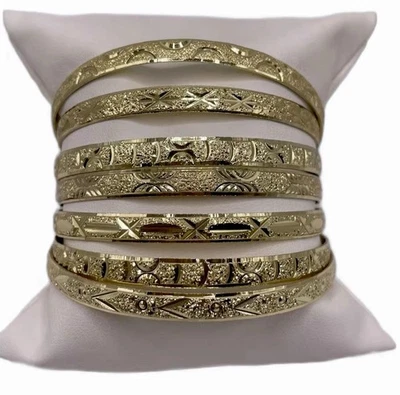 brazalete pulsera set oro 14k Foto 1 de 4