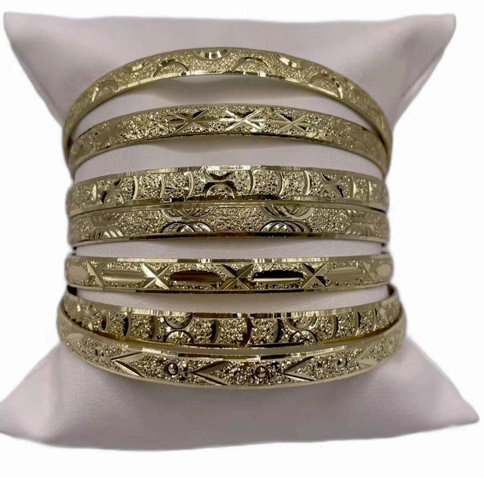 brazalete pulsera set oro 14k Foto 1 de 4