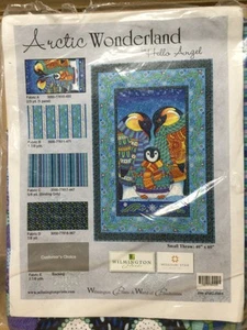ARCTIC WONDERLAND QUILT KIT BY HELLO ANGEL FOR WILMINGTON PRINTS - Imagen 1 de 12