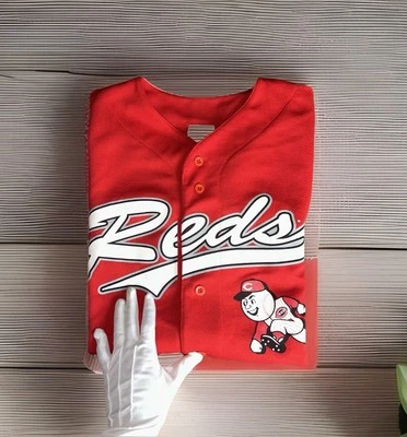 Vintage True Fan Cincinnati Reds Ken Griffey Jr #30 Baseball Jersey Mens XL - Image 1 of 4