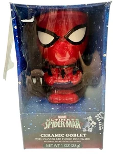 Ceramic Goblet - Marvel Ultimate Spider-Man - With Chocolate Fudge Cocoa Mix - Picture 1 of 7