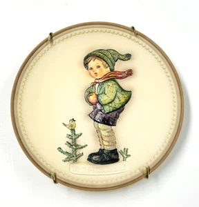 Hummel It's Cold Celebration Plate Series 4th Edition 1989 Hum 735 With Hanger - Picture 1 of 7