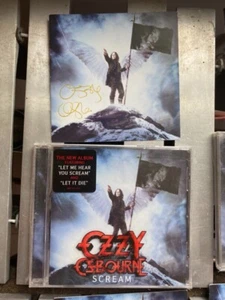 OZZY OSBOURNE Scream Signed CD Authentic Autograph - Best Buy Offer 2010 LOT - Picture 1 of 13
