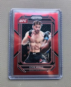 2023 Panini Prizm UFC Stipe Miocic #196 Red Prizm /199 Heavyweight - Picture 1 of 2