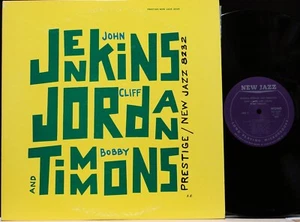 JOHN JENKINS, CLIFF JORDAN "JENKINS, JORDAN & TIMMONS" PRESTIGE Japan LP EX - Imagen 1 de 4