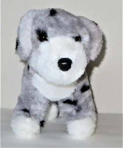Juguete Douglas The Cuddle gris blanco cachorro perro 9 pulgadas juguete animal de peluche - Imagen 1 de 4