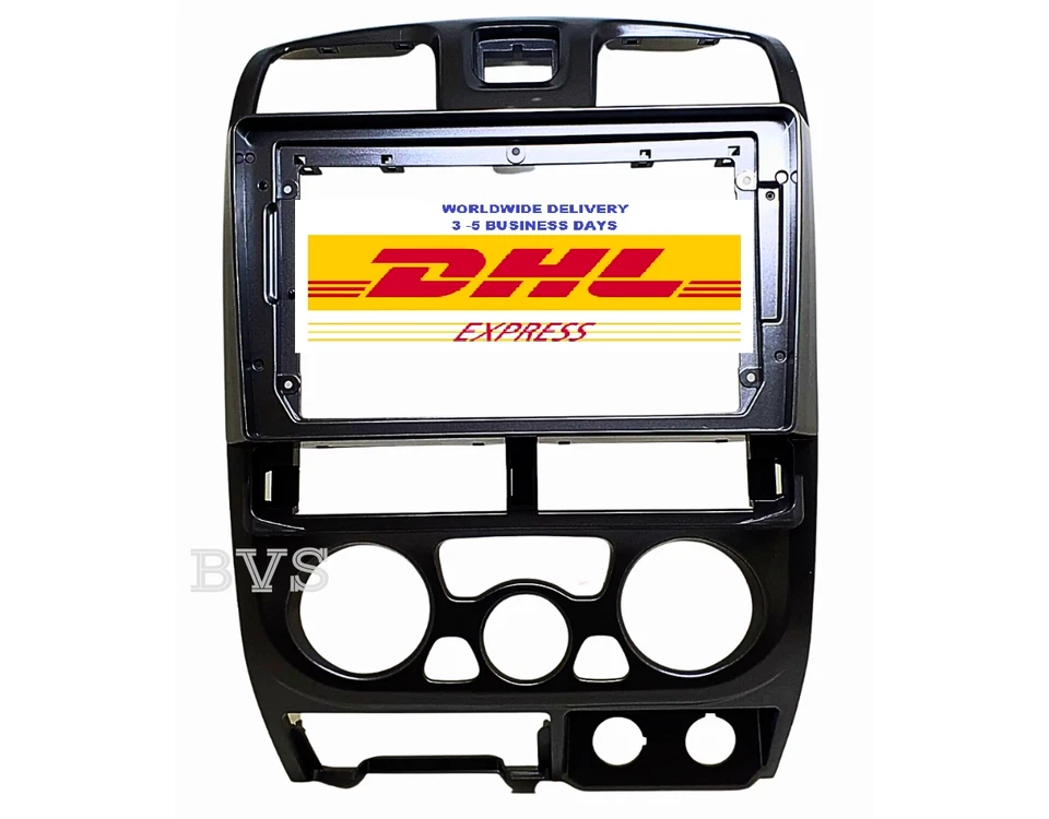 Consola estéreo con panel de clúster negro central frontal para camioneta Isuzu D-Max 2003-2006 Foto 1 de 4