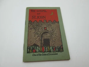 Vintage Gospel of St. John Amerian Bible Society Small Book 64 pages - Picture 1 of 7