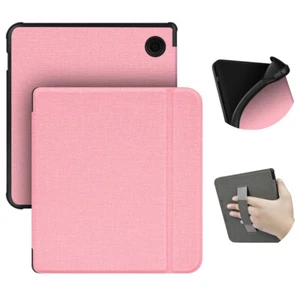Für 7" Kobo Libra 2 2021 Leder Folio magnetische Smart Case Abdeckung mit Handriemen - Bild 1 von 18
