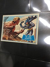 1989 Topps Batman Deluxe Reissue Edition Blue Bat The Grim Gladiator #7B