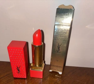 YSL Rouge Pur Couture  #13 LE ORANGE LIPSTICK COUTURE STUDS COLLECTION - Picture 1 of 5