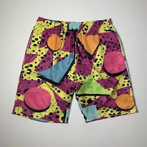 Bañador Retro 80/90’s Estilo Retro Board Shorts Hombre’s Talla Grande Con Bolsillos - Imagen 1 de 14