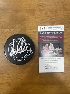 Lars Eller Washington Capitals Autographed Signed Official Game Puck JSA COA - Picture 1 of 2