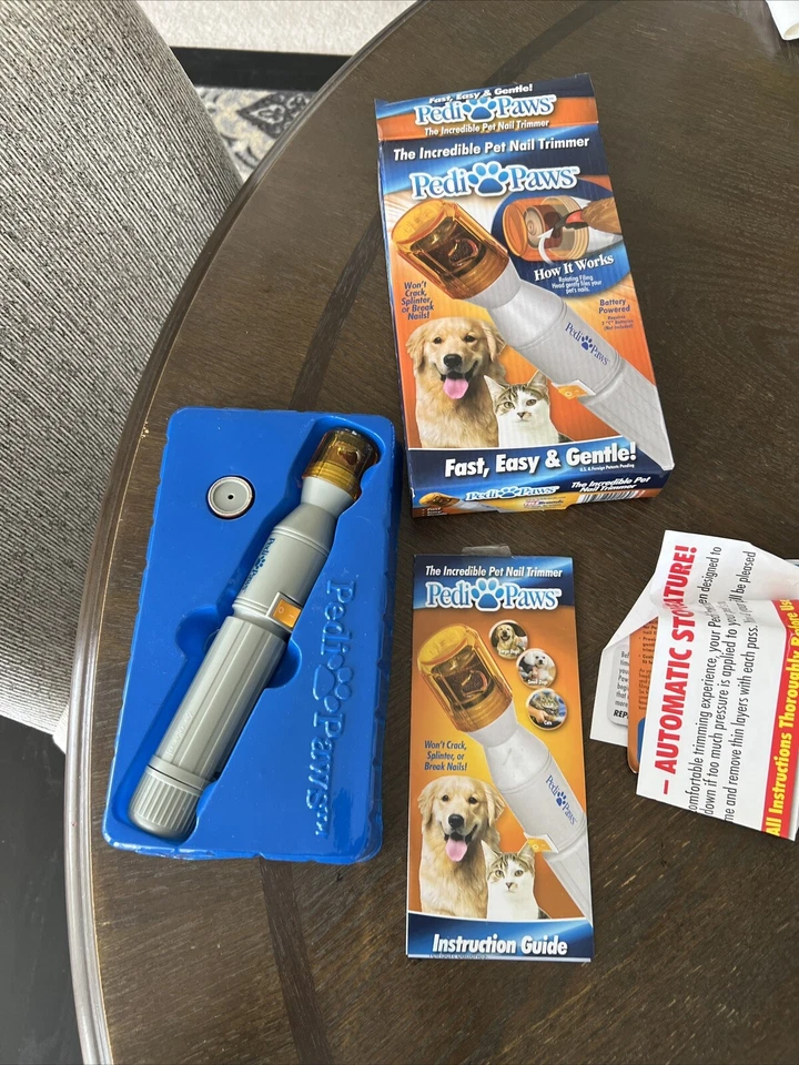 Pedi Paws As Seen On TV Incrediable Pet Nail Trimmer Excellent Condition - Image 1 of 1
