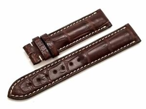 Genuine Longines 19-18MM Brown Alligator Leather Watch Band - New & Sealed