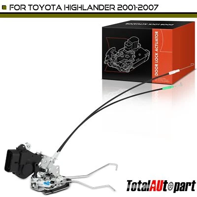 Actuador de cerradura de puerta para Toyota Highlander 2001 2002 2003 2004-2007 conductor delantero Foto 1 de 4
