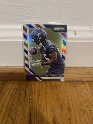 2018 Panini Prizm - Red White & Blue Prizm #23 Brandon Marshall - Image 1 of 2