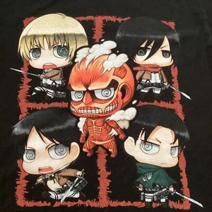 Attack On Titan Anime T-Shirt "Babys" schwarz Unisex Gr. S von Ripple Junction - Bild 1 von 6