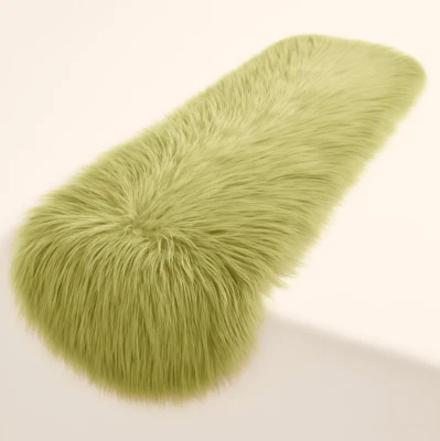 FabricLA Faux Fur Accent Cut with Rounded Edges for Holiday & Christmas Décor