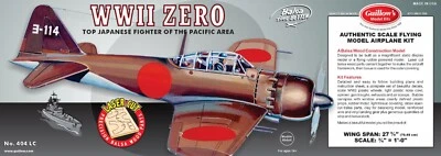 Guillow's Aereo Balsa Mitsubishi Zerotagliato al laser Scala 1:16 - Immagine 1 di 4