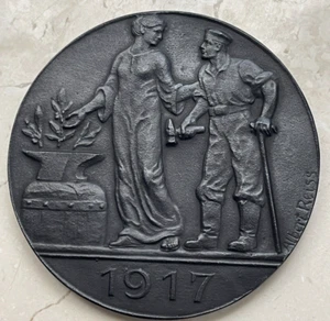 Medalla de hierro de la Asociación del Distrito del Banco Nacional de Alemania 1917 - Imagen 1 de 2