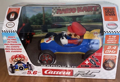 2019 Nintendo Carrera RC: Mario Kart - Mario (2.4 GHz, Radio Remote Car) NEW - Image 1 of 4