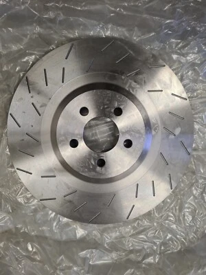 FRONT Slotted Brake Rotors DODGE SRT Challenger Charger w/6 PISTON BREMBO 390mm - Image 1 of 4