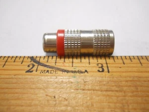 Phono (RCA) Audio Jack Nickel Plated Connector 064(New Old Stock)(QTY 4 ea)F25 - Picture 1 of 3
