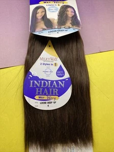 Vía Láctea 100% tejido cabello humano_húmedo y ondulado_INDIO_SUELTO_PROFUNDO_10"_#4 - Imagen 1 de 4