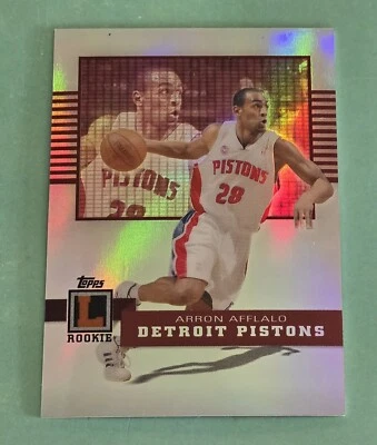 2007-08 Topps Letterman ARRON AFFLALO #66 Rookie RC Refractor #/99 Detroit  - Image 1 of 2