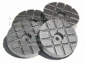 Round Rubber Arm Pads for Globe Lift & Ford Smith Lift - Set of 4 - Picture 1 of 4