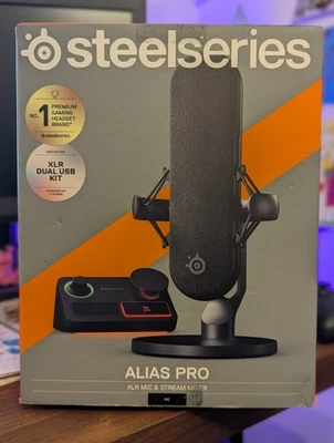 SteelSeries Alias Pro XLR microfono + mixer stream incl. registratore FAME - Immagine 1 di 4