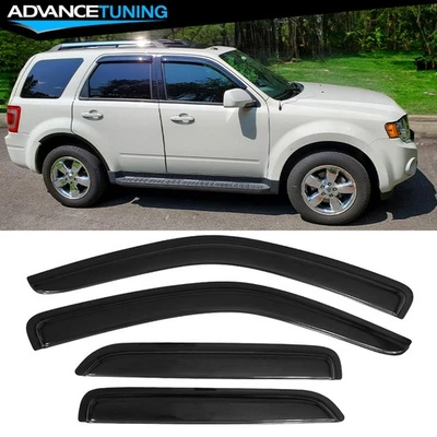 Fits 01-12 Ford Escape 05-11 Mercury Mariner Window Visors Vent Rain Guard 4PCS - Image 1 of 4