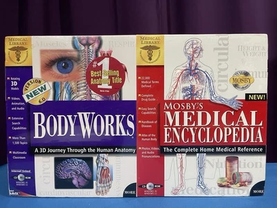 SEALED Learning Company BodyWorks 6.0 & Mosbys Medical Encyclopedia 1997 Vintage - Image 1 of 4