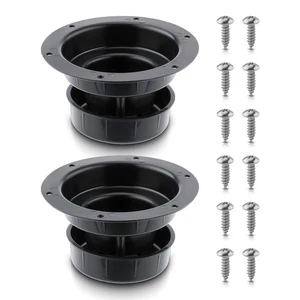 Kit de tapas de ventilación de plomería para autocaravana 2 piezas tapa de ventilación de remolque cámper negro EE. UU. - Imagen 1 de 6