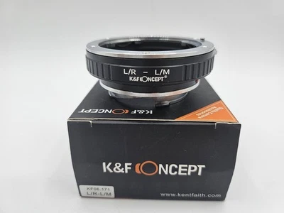 K&F CONCEPT MOUNT ADAPTER L/R - L/M LEICA M MOUNT BODY TO R MOUNT LENS - Image 1 of 4