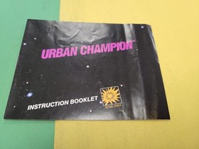 Urban Champion - Nintendo NES Manual Instruction Booklet