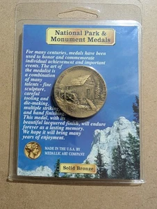 Solid Bronze 1926 Smoky Mountains National Park Medallic Art Company - Picture 1 of 2