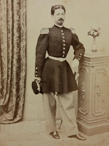 CDV G. Ferraris, Alessandria, Militare, 1860 Ca. [S1739] - Foto 1 di 3