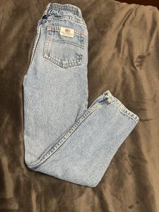 Polo Ralph Lauren Jeans Boys 7 Distressed Straight Leg Patch Adjustable Waist De - Picture 1 of 3