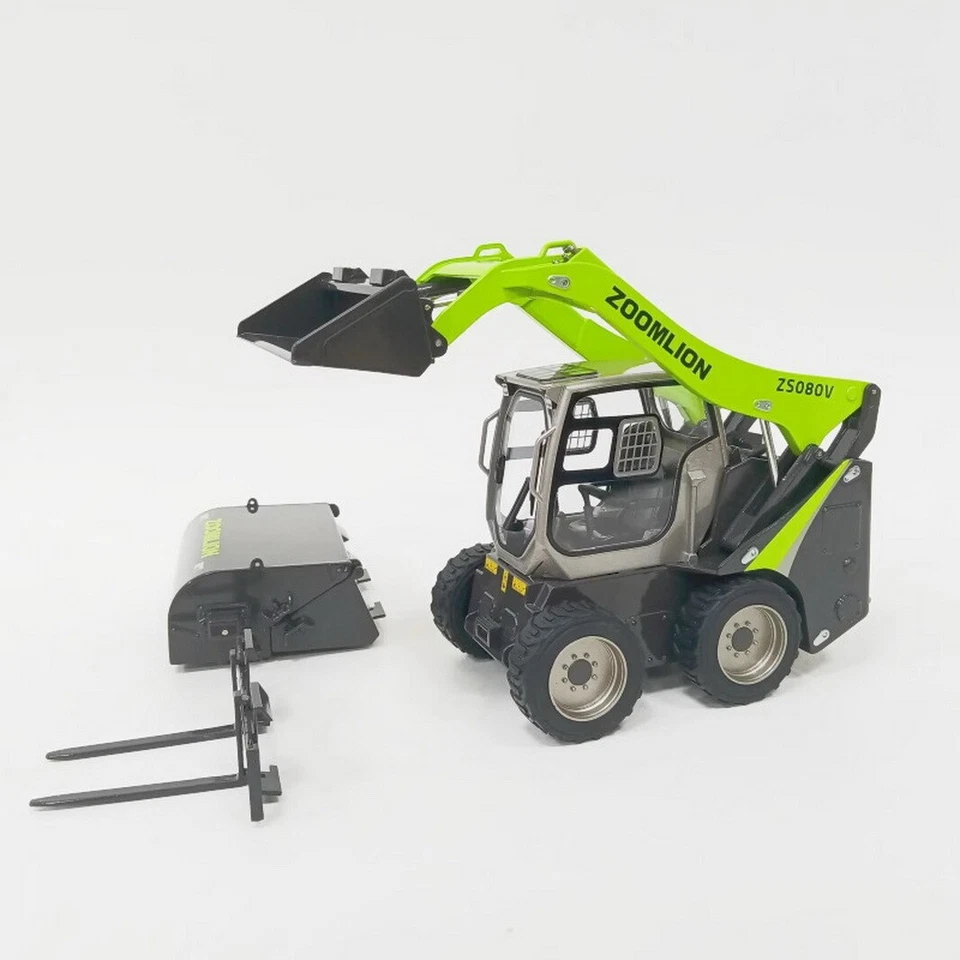 ZOOMLION ZS080V Skid Steer Loader 1/20 Scale Diecast Model Toy Gift - Image 1 of 4