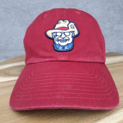 Frisco RoughRiders Hat Cap Strap Back Red Teddy Roosevelt Logo MiLB Baseball Men - Image 1 of 4