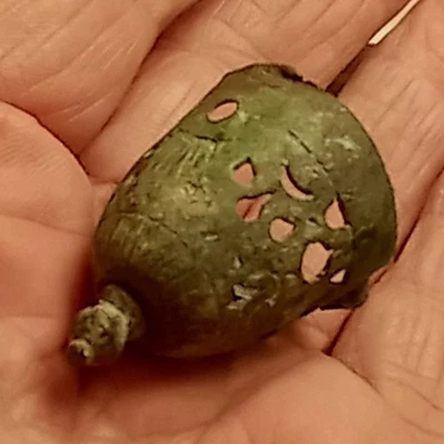 Objet A Identifier En Bronze Medieval - Photo 1/4