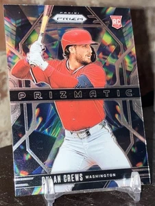Panini Prizm Dylan Crews Prizmatic Insert RC #14 2025 Washington Nationals - Imagen 1 de 2