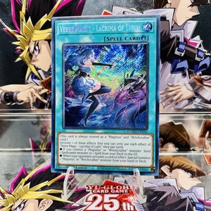 Yugioh Verre Magic - Lacrima of Light BLMM-EN046 Secreto Raro 1ª Edición Casi Como Nuevo - Imagen 1 de 1