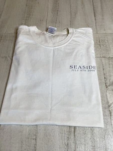 Camiseta Seaside Mujer Grande 2009 Blanca Con Punto Pequeño - Imagen 1 de 9