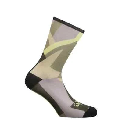 Rapha Pro Team Cycling Socks Graphic Olive Green Regular Length Size S UK 5-6 — 第 1/4 张图片