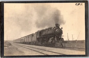 RPPC Postcard ON Canadian Pacific Steam Locomotive #2223 RARE Built in 1914 K69 - Picture 1 of 2